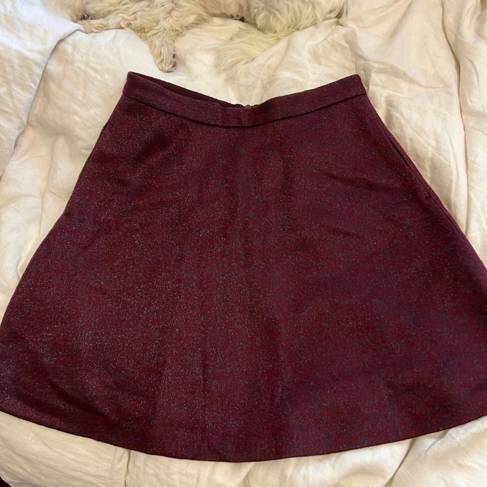 Maroon wool skirt from Banana Republic size 4